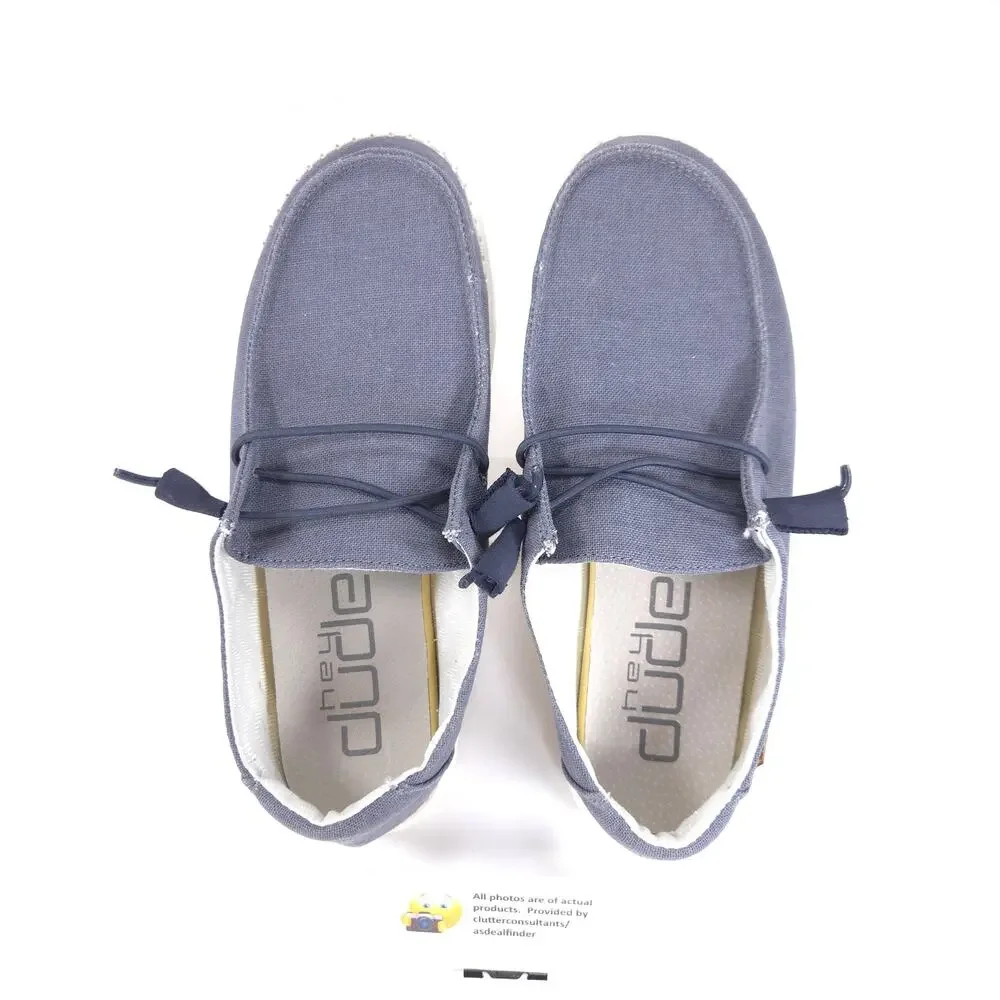 Hey Dude Wendy Lace Up Casual Shoe Womens Size 8 121412526 Gray